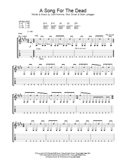 page one of A Song For The Dead (Guitar Tab)