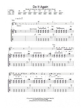 page one of Do It Again (Guitar Tab)