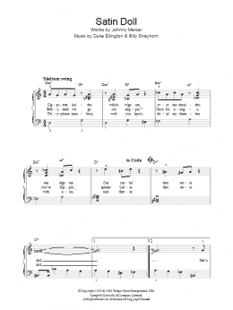 page one of Satin Doll (Piano, Vocal & Guitar Chords)