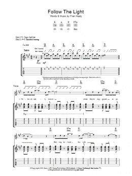 page one of Follow The Light (Guitar Tab)
