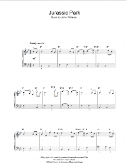 page one of Theme from Jurassic Park (Piano Solo)