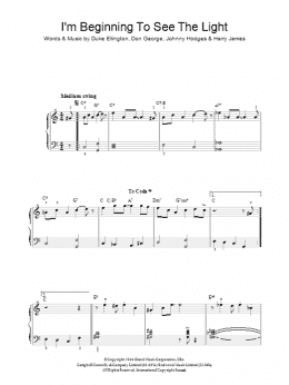 page one of I'm Beginning To See The Light (Piano, Vocal & Guitar Chords)