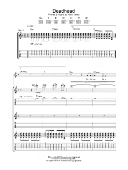 page one of Deadhead (Guitar Tab)