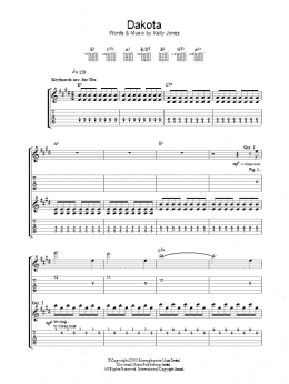 page one of Dakota (Guitar Tab)