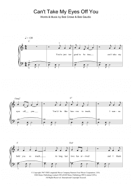 page one of Can't Take My Eyes Off Of You (Beginner Piano (Abridged))