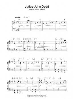 page one of Judge John Deed (Piano Solo)