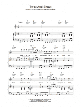 page one of Twist And Shout (Piano, Vocal & Guitar Chords)