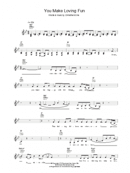 page one of You Make Loving Fun (Lead Sheet / Fake Book)