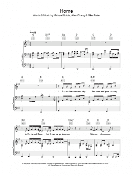 page one of Home (Piano, Vocal & Guitar Chords (Right-Hand Melody))