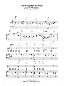 page one of Morning Has Broken (Piano, Vocal & Guitar Chords (Right-Hand Melody))