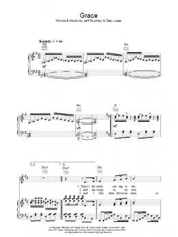 page one of Grace (Piano, Vocal & Guitar Chords)