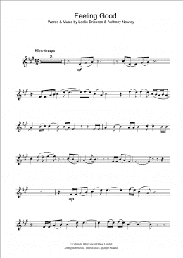 page one of Feeling Good (Alto Sax Solo)