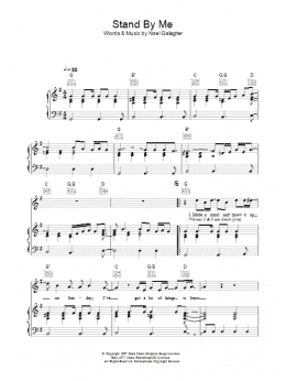 page one of Stand By Me (Piano, Vocal & Guitar Chords)