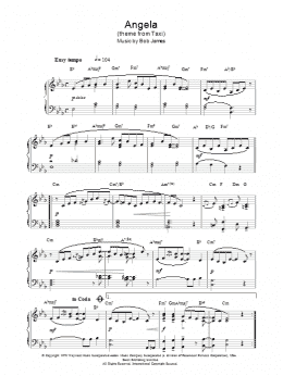 page one of Angela (Piano Solo)