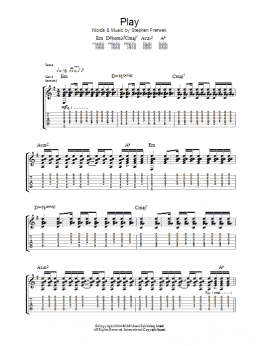 page one of Play (Guitar Tab)