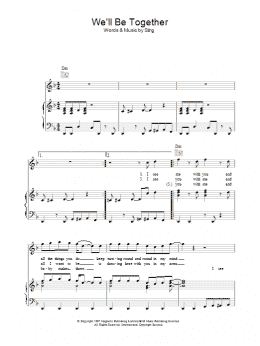 page one of We'll Be Together (Piano, Vocal & Guitar Chords)