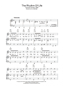 page one of The Rhythm Of Life (Piano, Vocal & Guitar Chords (Right-Hand Melody))