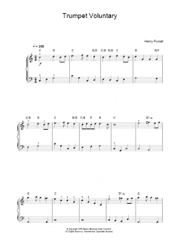 page one of Trumpet Voluntary (Piano Solo)