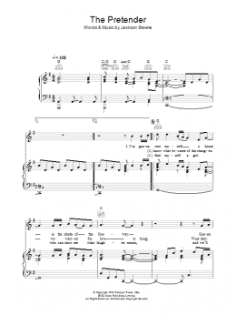 page one of The Pretender (Piano, Vocal & Guitar Chords)