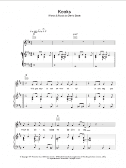 page one of Kooks (Piano, Vocal & Guitar Chords)