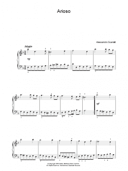 page one of Arioso (Piano Solo)