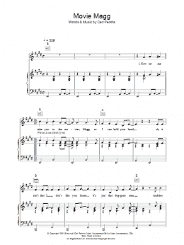 page one of Movie Magg (Piano, Vocal & Guitar Chords)