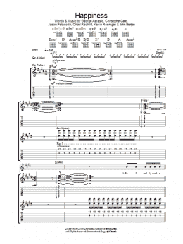 page one of Happiness (Guitar Tab)