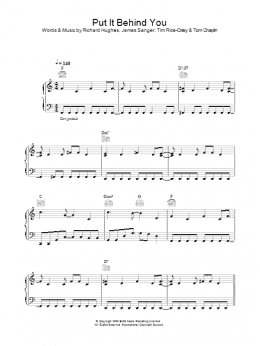 page one of Put It Behind You (Piano, Vocal & Guitar Chords)