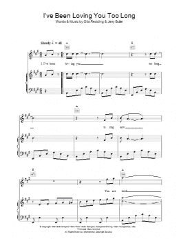 page one of I've Been Loving You Too Long (Piano, Vocal & Guitar Chords)