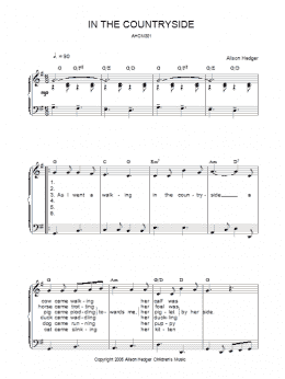 page one of In The Countryside (Piano, Vocal & Guitar Chords)