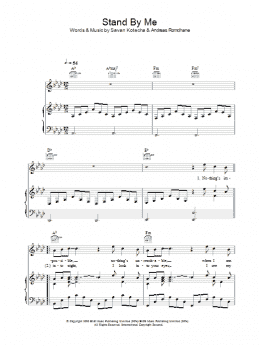 page one of Stand By Me (Piano, Vocal & Guitar Chords)