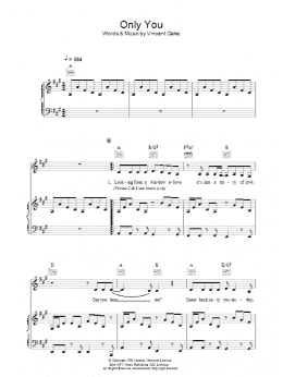 page one of Only You (Piano, Vocal & Guitar Chords)