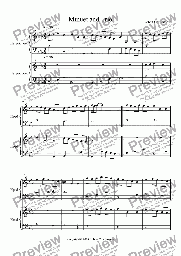 minuet-and-trio-download-sheet-music-pdf-file