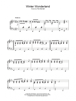 page one of Winter Wonderland (Piano Solo)