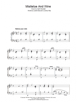 page one of Mistletoe And Wine (Piano Solo)