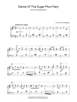 page one of Dance Of The Sugar Plum Fairy (from The Nutcracker) (Piano Solo)