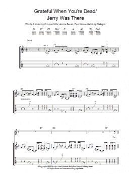 page one of Grateful When You're Dead/Jerry Was There (Guitar Tab)