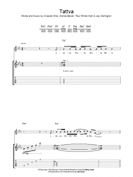 page one of Tattva (Guitar Tab)