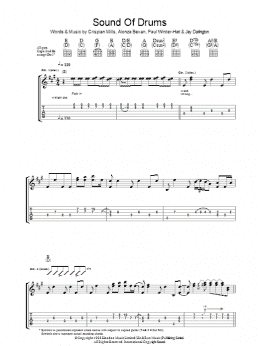 page one of Sound Of Drums (Guitar Tab)
