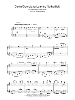 page one of Dawn / Georgiana (Piano Solo)