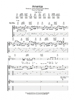 page one of America (Guitar Tab)