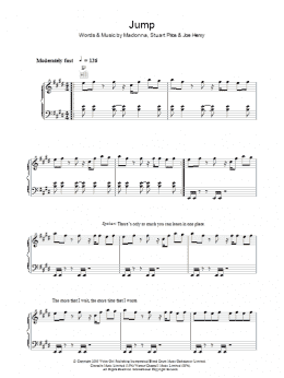 page one of Jump (Piano, Vocal & Guitar Chords)