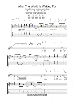 page one of What The World Is Waiting For (Guitar Tab)