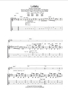 page one of Lullaby (Guitar Tab)