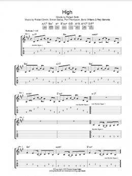 page one of High (Guitar Tab)