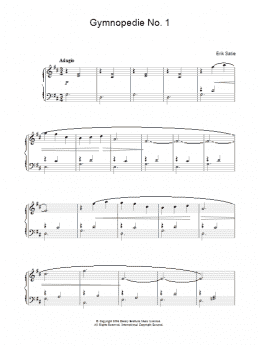 page one of Gymnopedie No. 1 (Piano, Vocal & Guitar Chords)