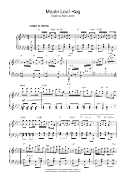 page one of Maple Leaf Rag (Piano Solo)