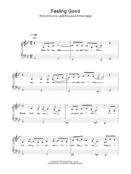 page one of Feeling Good (Piano, Vocal & Guitar Chords)