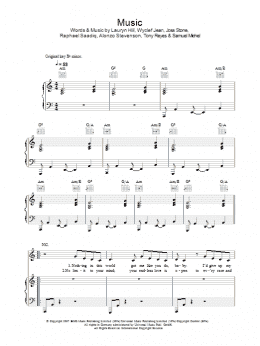 page one of Music (Piano, Vocal & Guitar Chords)