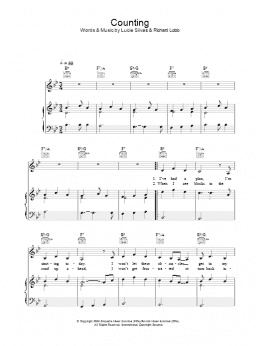 page one of Counting (Piano, Vocal & Guitar Chords)